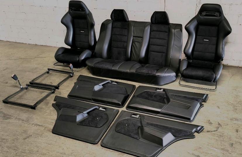 Mercedes W201 16V:Intérieur complet Recaro cuir/alcantara (NEUF)