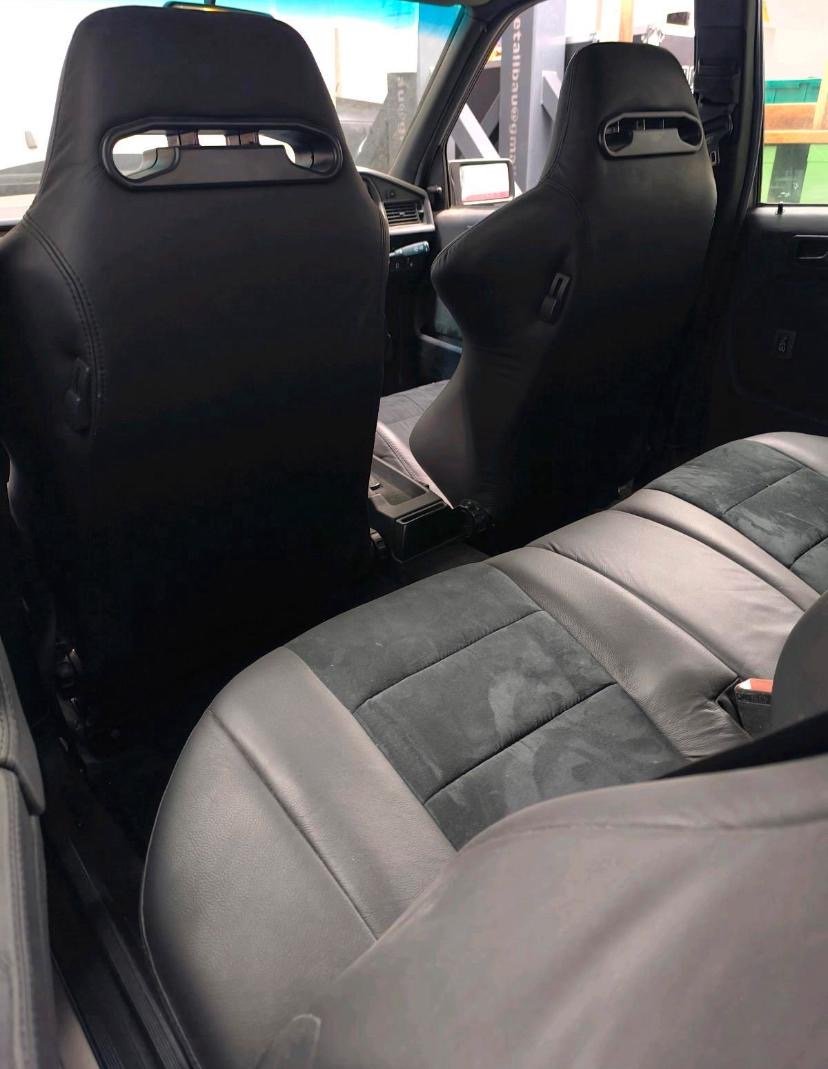 Mercedes W201 16V:Intérieur complet Recaro cuir/alcantara (NEUF) - Image 8